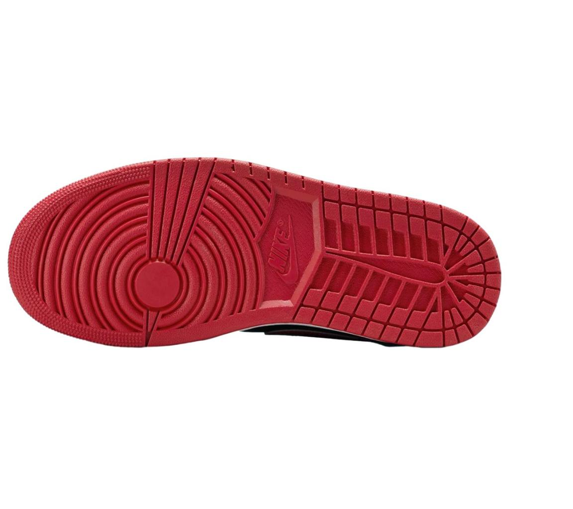 Air Jordan 1 Low Patent Varsity Red Black HV4089-006 UNISEX